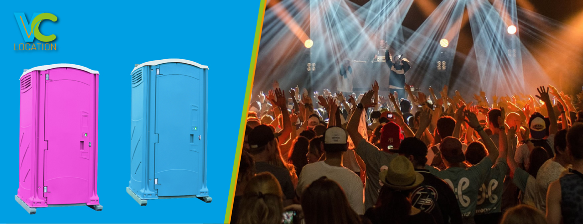 Location toilettes mobiles pour festival, concert, Orange, Vaucluse